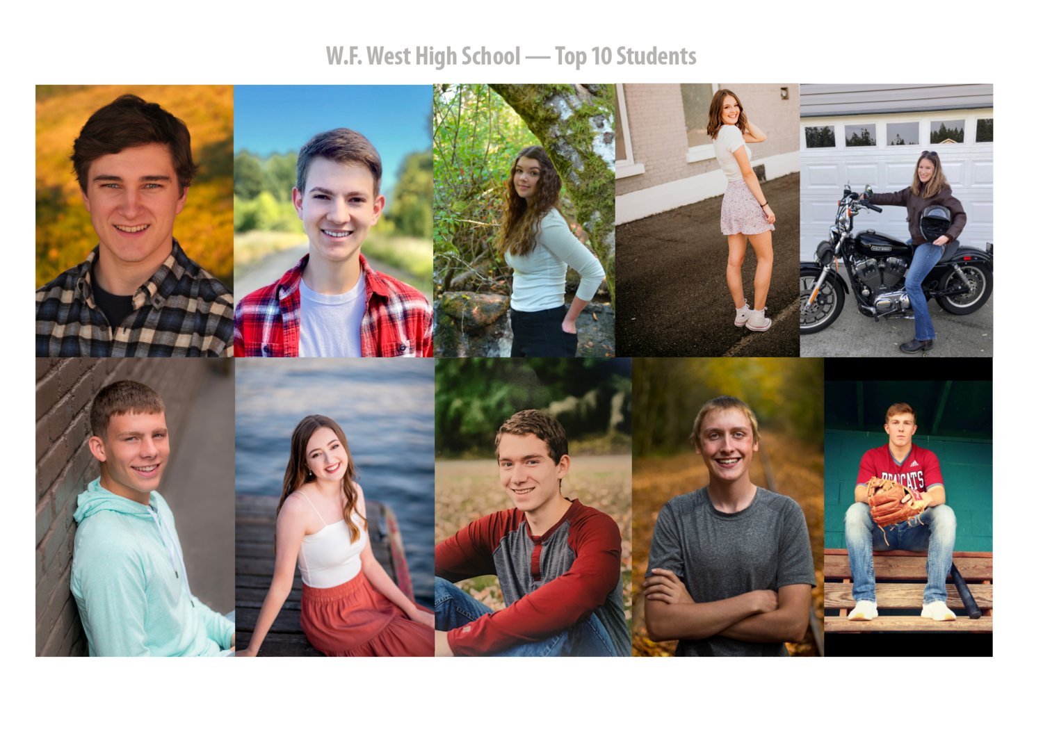 W.F. West High School — Top 10 Graduates